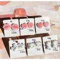 Flocked Velvet Cartoon Stud Earrings 7 Cute Designs view 4