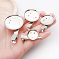 Orange Brooch Pin Base Metal Charms for Jewelry and Craft Projects view 3