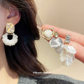 Gold Pearl Mixed Stud Drop Multi Piece Earring Sets view 4