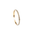 Gold and Silver Slim Glitter Look Bangle Bracelets view 2