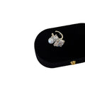 Pearl and Crystal Flower Ear Cuff Decorative Jewelry Accessory view 5