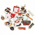 Enamel Coffee Theme Charms in Seventeen Colorful Designs view 5