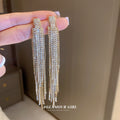 Assorted Metal Leaf and Chain Tassel Earrings in 35 Designs view 3