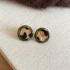 Green Brown Round