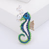 Blue Green Seahorse