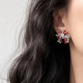 Firework Stud Earrings In Four Color Finishes Statement Jewelry view 4