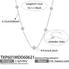Silver Clear Necklace