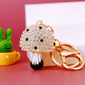 Jelly Crystal Mushroom Keychains with Fortune Cords and Loose Loops view 10