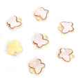Rhinestone Butterfly Charms in Gold and Silver Tones, Six Colors view 10