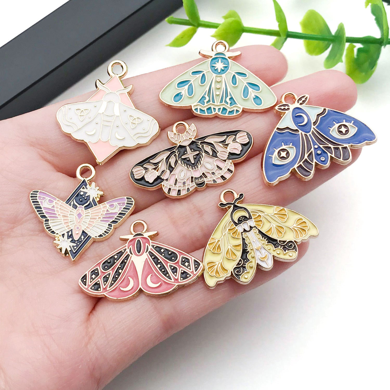 Zinc Alloy Butterfly Insect Animal charm pendant for DIY earring necklace keychain