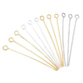 0.6 mm Eye Pins in Five Lengths and Three Metal Finishes view 5