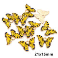 Printed Butterfly Cabochons in Nine Color Patterns view 8