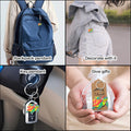 Wooden Sea Turtle Keychain with Organza Bag and Thank You Tag Options view 3