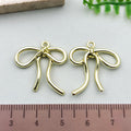 Metallic Bow and Butterfly Metal Charms with 33 Listed Options view 12