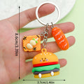 Food Charm Keychains in 5 Pictured Variations for Bags and Keys view 9