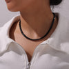 Slim Black Necklace