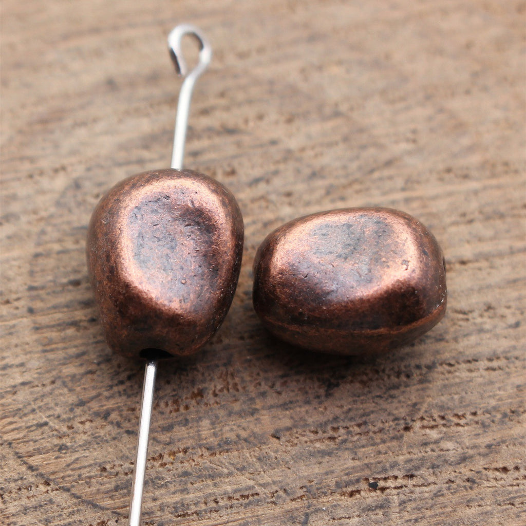 11x9.8x8.2mm 3g Multicolor Zinc Alloy Irregular Stone Shape Loose Metal Beads for DIY Bracelet Jewelry