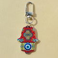 Hamsa Hand Evil Eye Print Keychains Lobster Clasp 9 Styles view 9