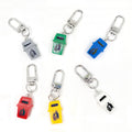Miniature Colorful Trash Bin Novelty Clip Keychains view 2