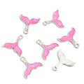 Enamel-Look Silver Gold Mermaid Tail Alloy Charms in 14 Styles view 4
