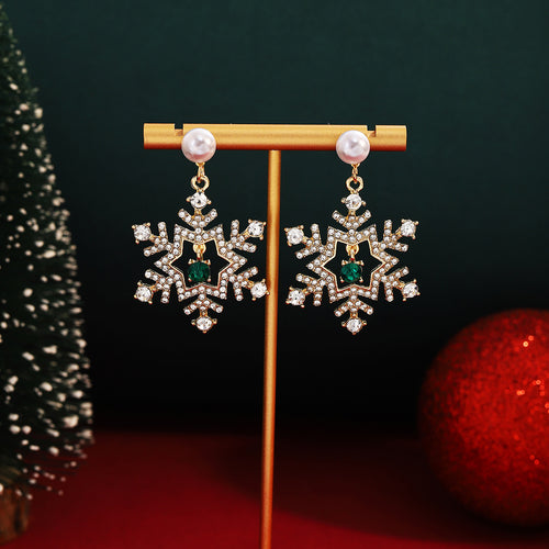 Primary supplied view of snowflake green center studs