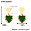 Green Gold Hearts