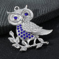 Alloy Owl Blue Evil Eye Charm Pendant Two Tone Finish view 4