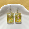 Resin Candy Packet Sweet Glitter Drop Earrings 7 Colors view 7