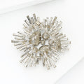 Baroque Starburst Crystal Gem Brooch Four Colorways view 4
