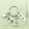 Fitness Charm Keychains Featuring Heart Across 17 Pictured Variations view 9