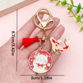 Flower Charm Keychains in 16 Pictured Variations for Bags and Keys view 12