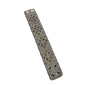 Leather Rhinestone Stud Snap Cuff Bangle White Cream view 5
