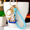 Blue-Braided Blue Sailing-Ship