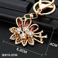 Crystal Sun Heart Cross Flower and Rose Keychain Collection in Ten Designs view 10