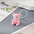 Flocked Mini Bear Phone Strap Charms 26 Color Styles view 11