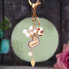 Wooden-Heart Light-Green-Fur-Pom