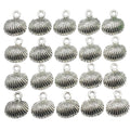 Antique Silver Shell Shell Charms for Jewelry and Craft Projects view 5