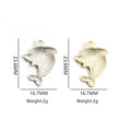 Colorful Dolphin Enamel Alloy Charm Pendants for Jewelry Making view 4