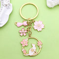 Blossom and Flower Charm Keychains in 16 Pictured Variations for Bags and Keys view 3