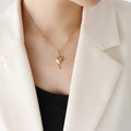 Melting Heart Pendant Necklace Pink Or Green Crystal Stones view 9
