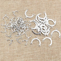 Three Loop Arched Metal Connector Findings in Two Sizes view 2