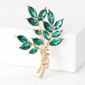 Crystal Wheat Bundle Brooch Marquise Stones Four Styles view 2