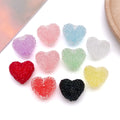 Nine-Color Translucent Gummy Heart Acrylic Bead Collection view 2