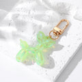 Gold Tone Metallic Balloon Dog Clip Keychains in Ten Colors view 11