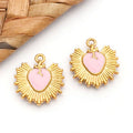 Gold-Tone Heart Metal Charms with 6 Listed Options view 11