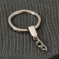 Split Key Ring with Curb Chain Keychain Connector Three Colors view 4