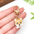Dog Charm Keychains in 13 Pictured Variations for Bags and Keys view 1