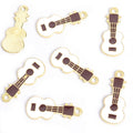 Enamel-Look Gold Silver Guitar Alloy Charms in 14 Styles view 6