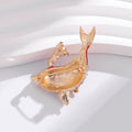 Dolphin Enamel Three Designs Metal Brooch Pin for Jackets and Lapels view 4