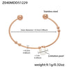 Z040 RoseGold Bangle